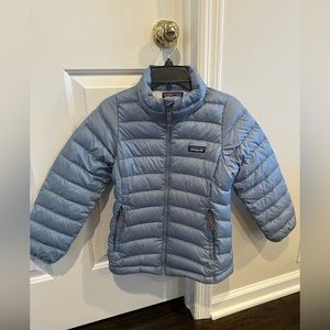 Patagonia Kids' Down Sweater size 7-8 color Blue